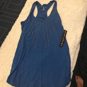 Cute blue tank